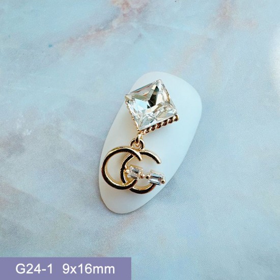 G24-1  10pcs/lot Gucci Nail Art