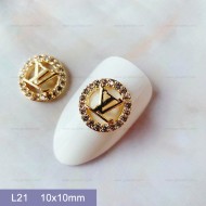 L21-1   10pcs/lot LV Nail Art