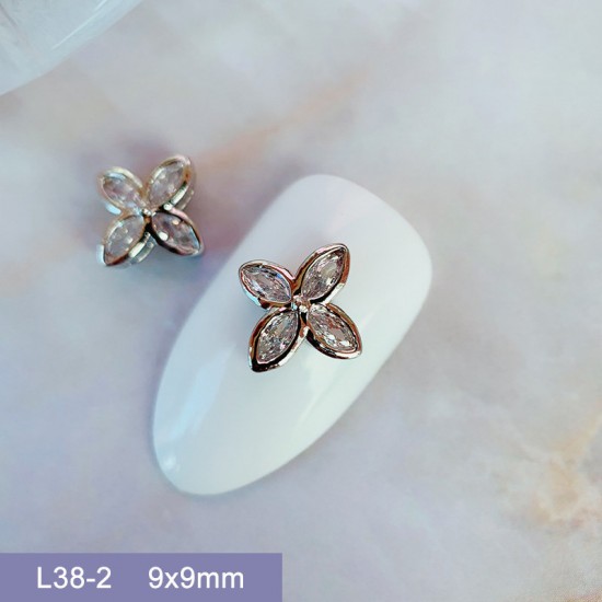 L38-2  10pcs/lot  LV Nail Art