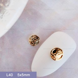 L40  10pcs/lot  LV Nail Art