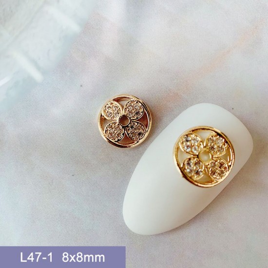 L47-1  10pcs/lot  LV Nail Art