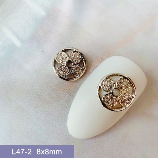 L47-2  10pcs/lot  LV Nail Art