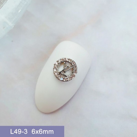 L49-3  10pcs/lot  LV Nail Art