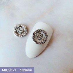 MIU01-3  10pcs/lot Miu Miu Nail Art