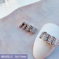 MIU02-3  10pcs/lot Miu Miu Nail Art