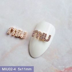 MIU02-4  10pcs/lot Miu Miu Nail Art