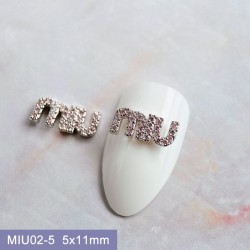 MIU02-5  10pcs/lot Miu Miu Nail Art