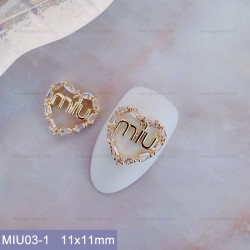 MIU03-1  10pcs/lot Miu Miu Nail Art