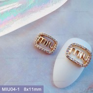 MIU04-1  10pcs/lot Miu Miu Nail Art