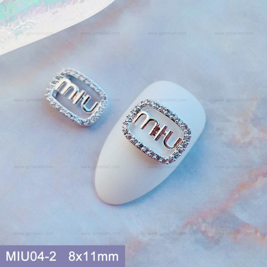 MIU04-2  10pcs/lot Miu Miu Nail Art