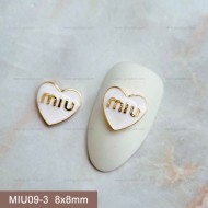 MIU09-3  10pcs/lot Miu Miu Nail Art