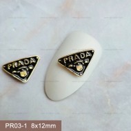 PR03-1 10pcs/lot PRADA Nail Art