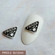 PR03-2  10pcs/lot PRADA Nail Art