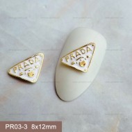 PR03-3  10pcs/lot PRADA Nail Art