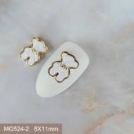 MG524-2   10pcs/lot Tous Bear Nail Art