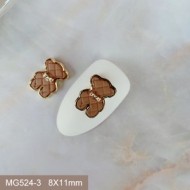 MG524-3   10pcs/lot Tous Bear Nail Art