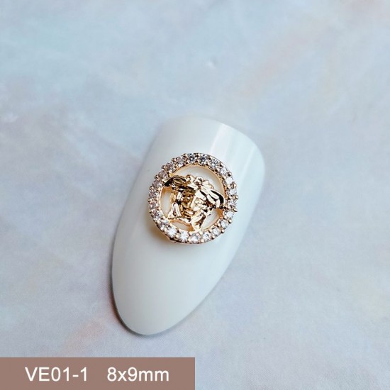 VE01-1   10pcs/lot VERSACE Nail Art