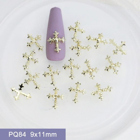 PQ84  100pcs/lot Chrome Hearts Nail Art