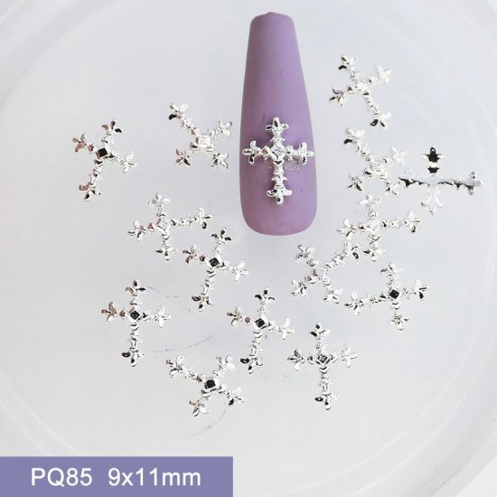 PQ85  100pcs/lot Chrome Hearts Nail Art