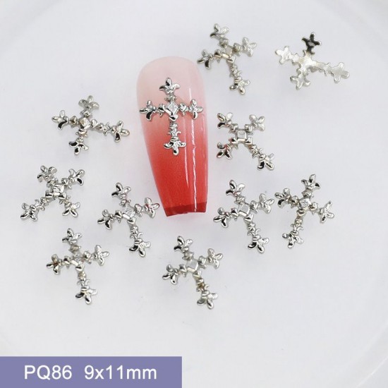 PQ86  100pcs/lot Chrome Hearts Nail Art