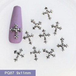 PQ87  100pcs/lot Chrome Hearts Nail Art