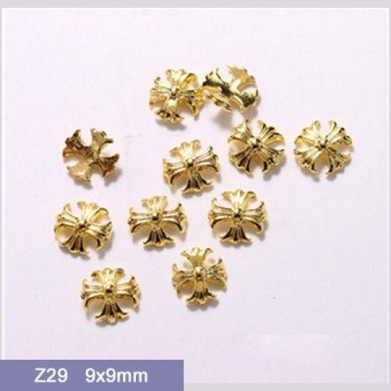 Z29  100pcs/lot Chrome Hearts Nail Art