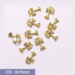 Z33  100pcs/lot Chrome Hearts Nail Art