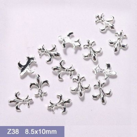 Z38  100pcs/lot Chrome Hearts Nail Art