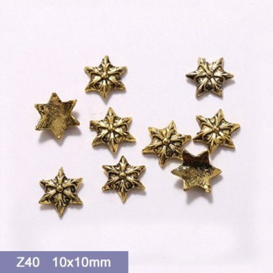 Z40  100pcs/lot Chrome Hearts Nail Art