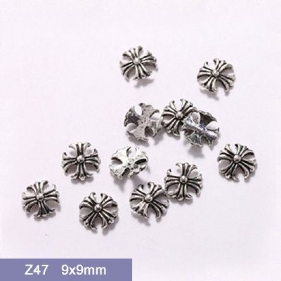 Z47  100pcs/lot Chrome Hearts Nail Art