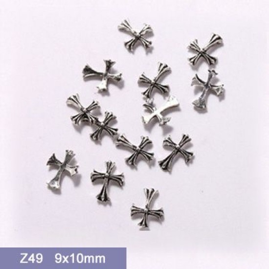 Z49  100pcs/lot Chrome Hearts Nail Art