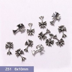 Z51  100pcs/lot Chrome Hearts Nail Art