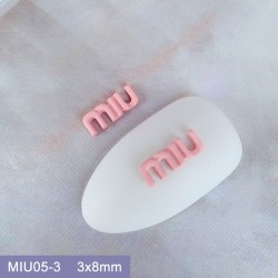 MIU05-3  100pcs/lot Miu Miu Nail Art