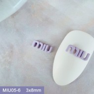 MIU05-6  100pcs/lot Miu Miu Nail Art