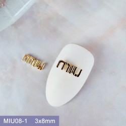 MIU08-1  100pcs/lot Miu Miu Nail Art