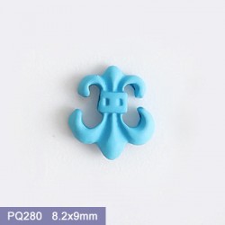 PQ280  50pcs/lot Chrome Hearts Nail Art