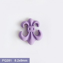 PQ281  50pcs/lot Chrome Hearts Nail Art