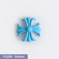 PQ290  50pcs/lot Chrome Hearts Nail Art