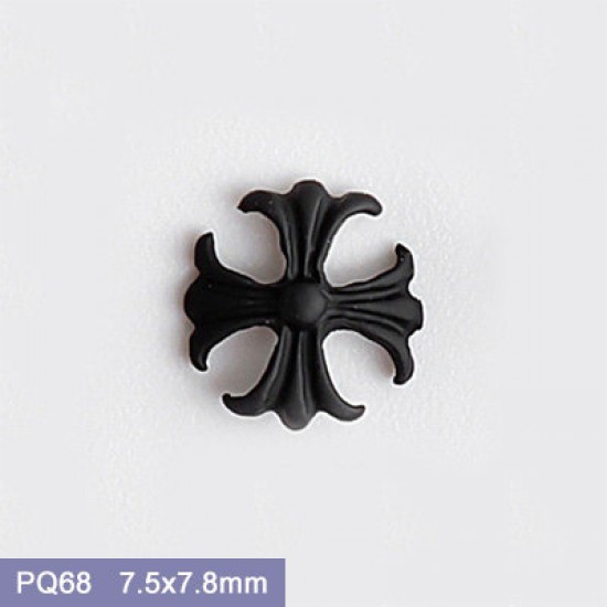 PQ68  50pcs/lot Chrome Hearts Nail Art