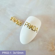 PR02-1  100pcs/lot PRADA Nail Art