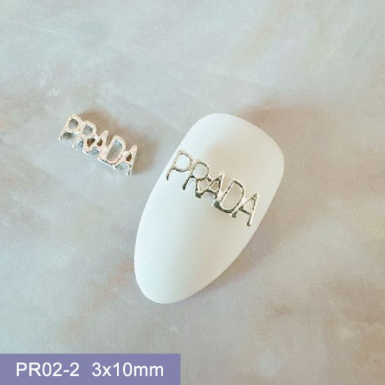 PR02-2  100pcs/lot PRADA Nail Art