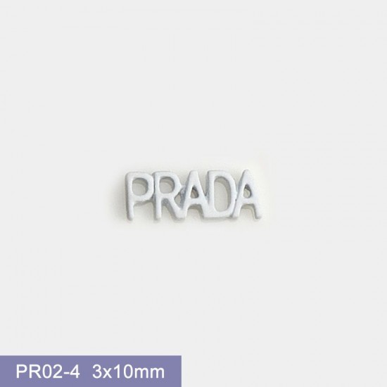 PR02-4  100pcs/lot PRADA Nail Art