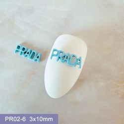 PR02-6  100pcs/lot PRADA Nail Art