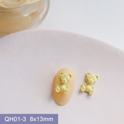 QH01-3  20pcs/lot Bear Nail Art