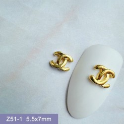 Z51-1   100pcs/lot Chanel Nail Art