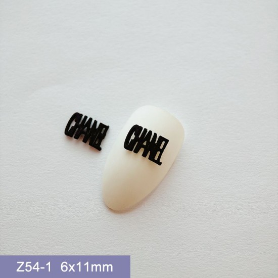 Z54-1   100pcs/lot Chanel Nail Art