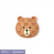 KT01-1   100pcs/lot Bear Nail Art