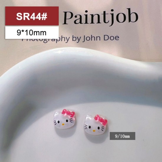 SR44  100pcs/lot Hello Kitty Nail Art