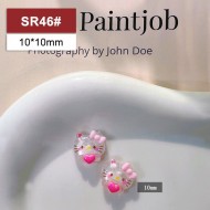 SR46  100pcs/lot Hello Kitty Nail Art