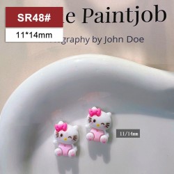 SR48  100pcs/lot Hello Kitty Nail Art